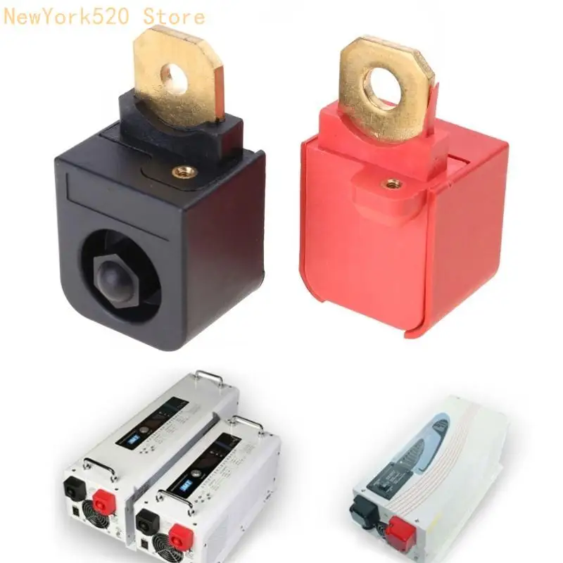 2 Pcs True Copper 300A Binding Post Inverter Terminal Amplifier Power Resistant Electrical Equipment Connectors Parts N84C