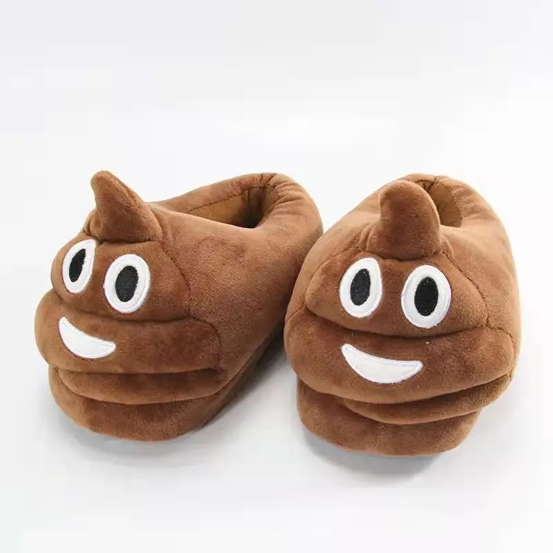 

Winter Couple Set Wacky Cotton Slippers Girl At Home Funny Creativity Keep Warm Non-Slip Sole Thicken Package and Cotton Shoes