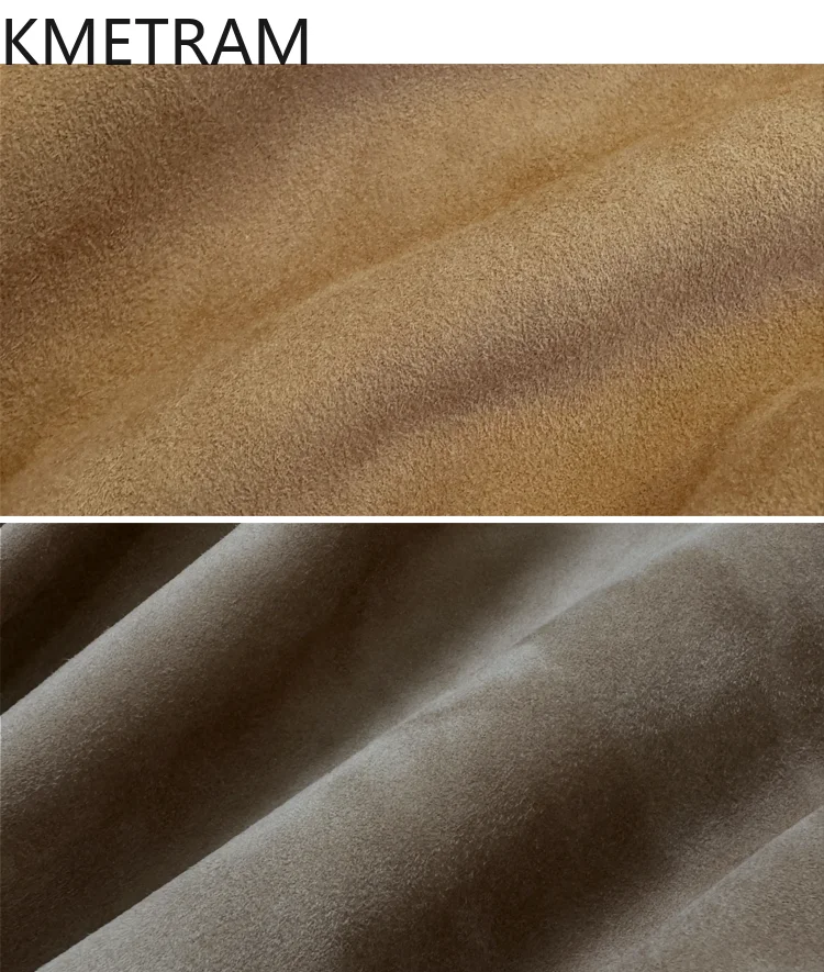 معاطف KMETRAM 100% من جلد الغنم الطبيعي عكس الجلد المدبوغ سترة فضفاضة قصيرة من الجلد الطبيعي للنساء 2025 شتاء كرديناكا بشرة نسائية #5