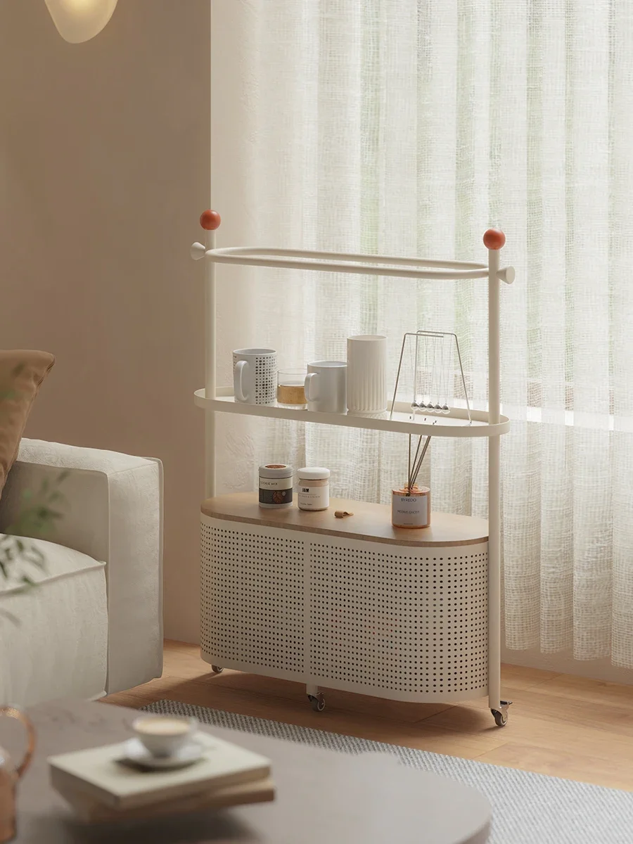 Toilet rack Floor-to-ceiling towel rack Dirty basket Integrated household toilet storage rack with wheels