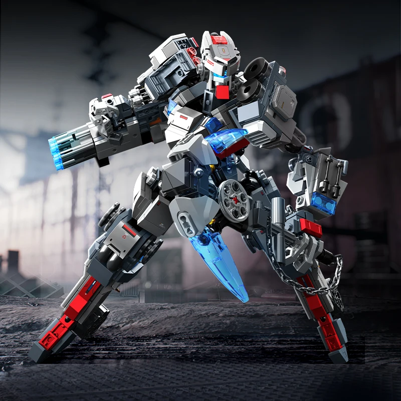 SEMBO BLOCK Combined Transforming Mecha Robot Building Blocks Kits MOC Versatile weapons Bricks Ornament Toys Boys Birthday gift