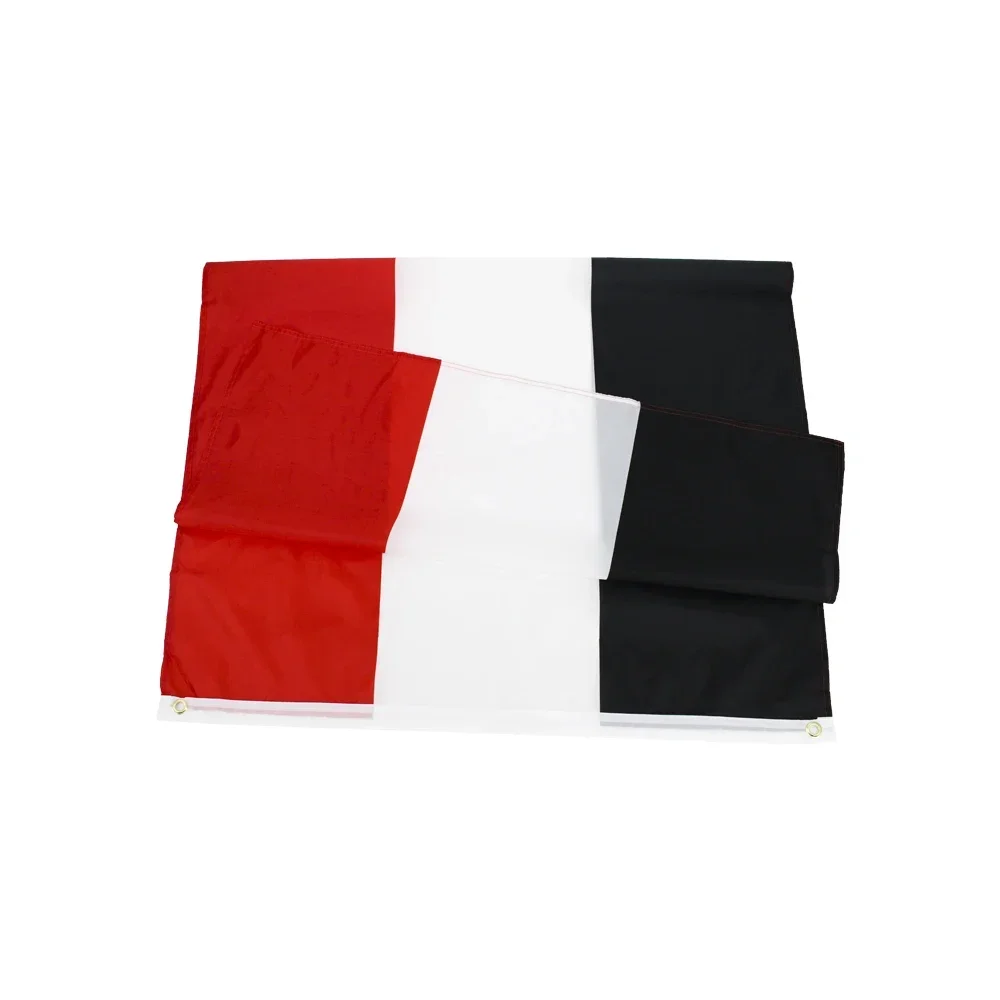 Yemen Flag 90 x 150cm High Quality Polyester Double Side Penetration Yemen Flag Banner Hanging National Flags