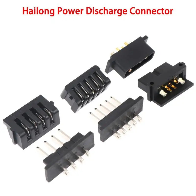 NEW 1Pair Hailong Power Discharge Connector 4pins/5pins/6pins Male And Female Ebike Parts Power Plug