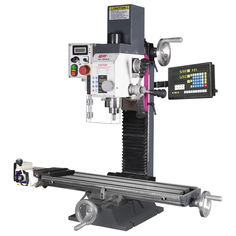 

2024 Popular CE Certificate FS-7028VS New Arrival Home Use DIY Vertical Metal Drilling and Milling Machine Tapping Machine