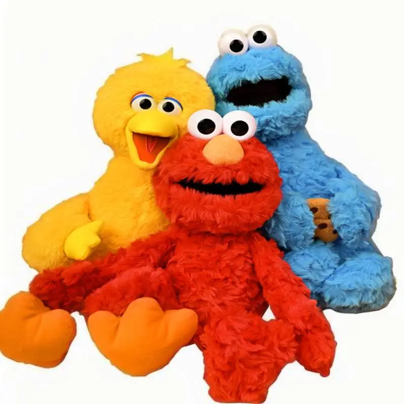 2025 Sesame Street Stuffed Toy Elmo the Cookie Monster Adorable Plush Doll Ideal as a Birthday Gift for Kids