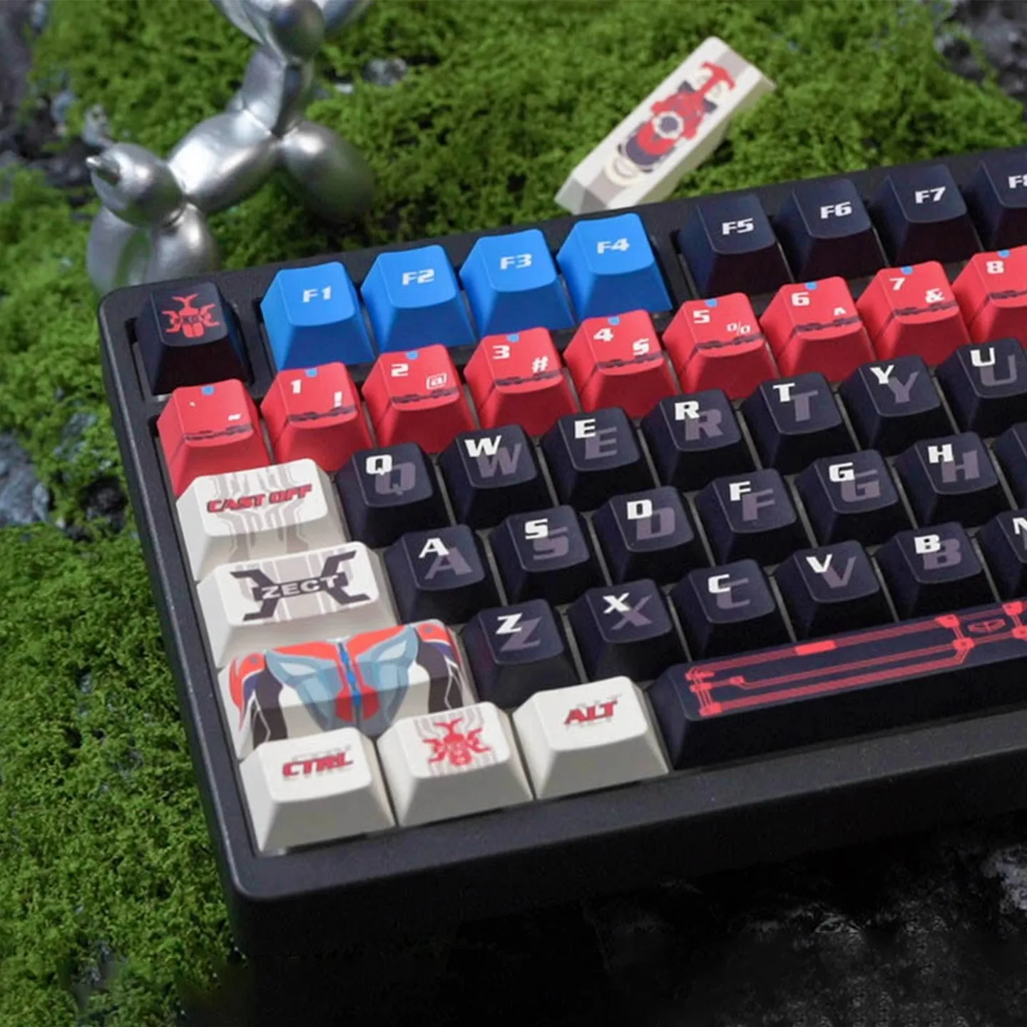GMK Brave mechanical warrior 132 Keycaps PBT Dye Subbed Key Caps Cherry Profile Keycap With 2.25U 2.75U 3U 7U Spacebar ISO Enter