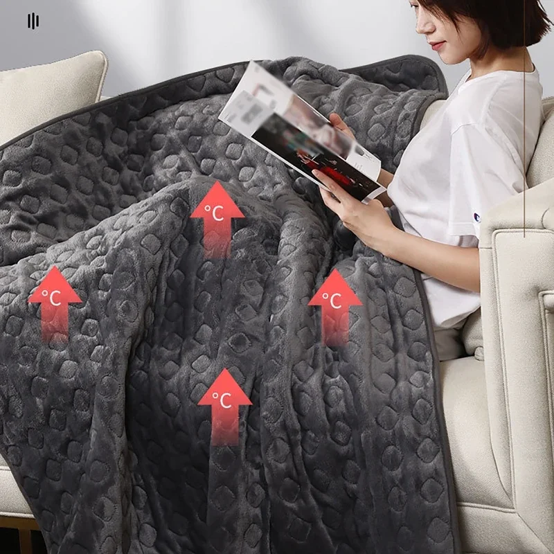 220V Security Plush Electric Blanket Bed Thermostat Electric Mattress Soft Electric Heating Blanket Warmer Heater Carpet 1.8*1.5