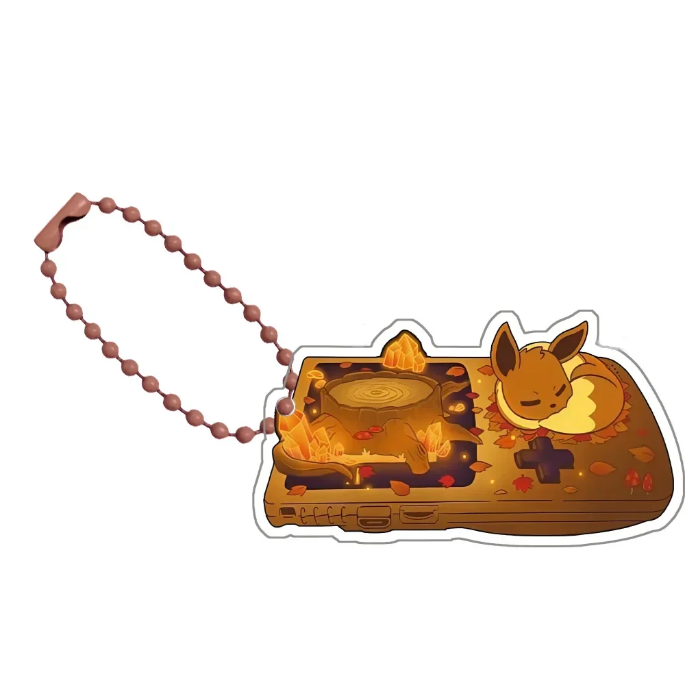 لبوكيمون تشارماندر Bulbasaur السنجاب Eevee Gengar لتقوم بها بنفسك الكرتون لطيف سلسلة مفاتيح مصنوعة من الأكريليك قلادة أنيمي الكلاسيكية جمع لعبة