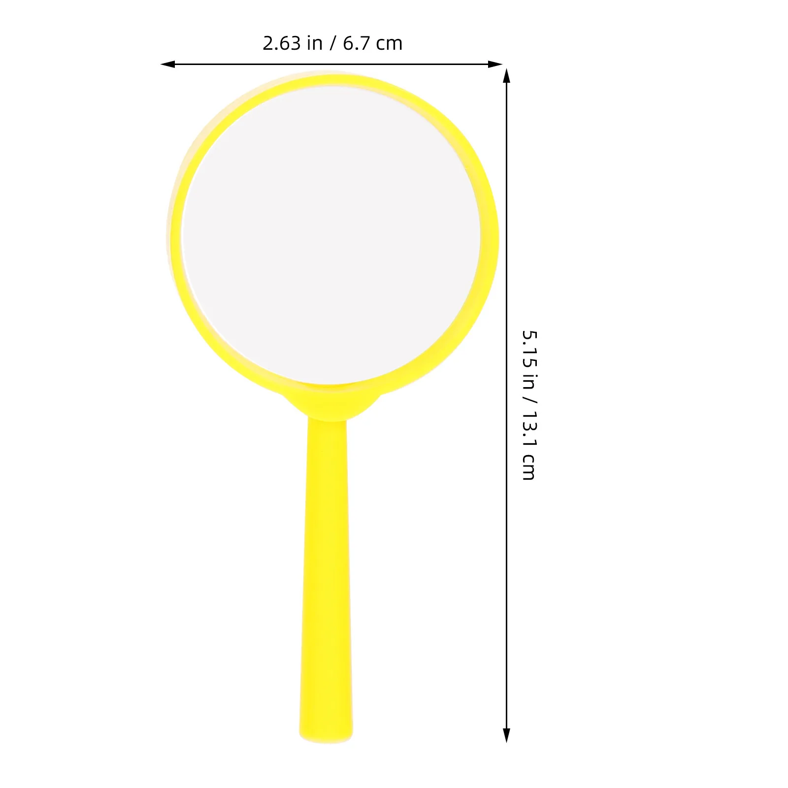 5Pcs Kids Handheld Magnifying Glass 60Mm High Definition Lens 3X Magnify Educational Outdoor Nature Exploration Science Tool