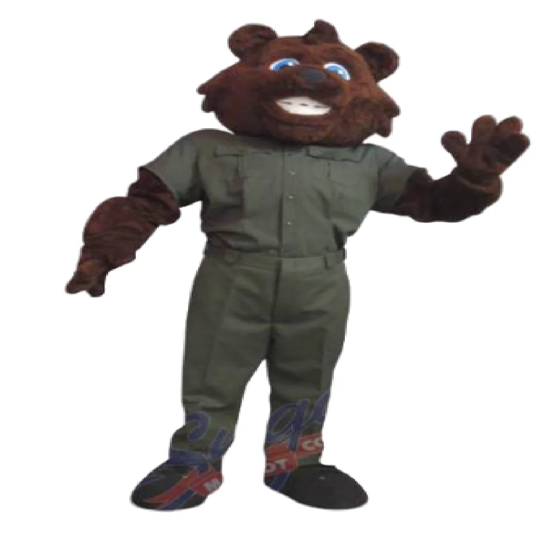 Bruin beer mascotte kostuum op maat fancy kostuum anime cosplay kit mascotte thema fancy dress carnaval kostuum b0743