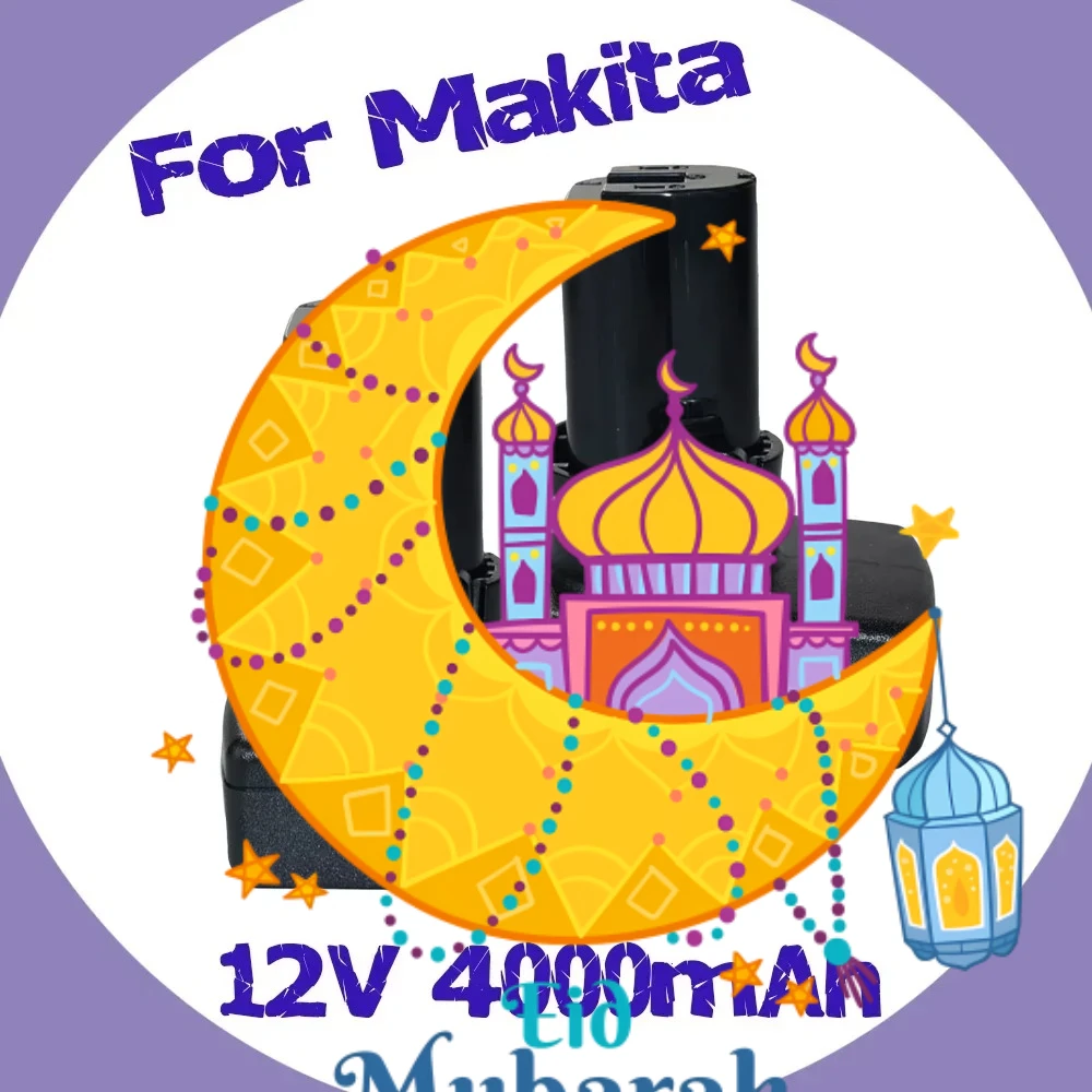 

12V 4000mAh for Makita Li-ion Battery for BL1014 DF030D DF330D LCT203W Rechargeable Power Tools battery