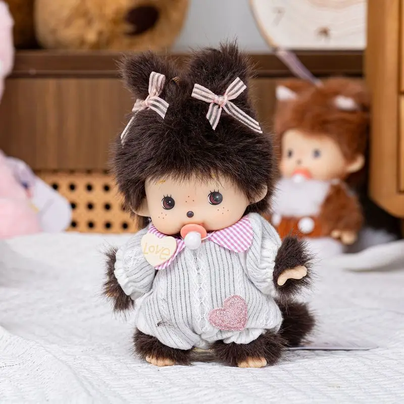 15cm Kawaii Mengqiqi Niedliche Anime-Plüschpuppe Süße Anime-Actionfigur Kawaii Schreibtisch-Dekoration Spielzeug Perfektes Überraschungsgeschenk für Fans