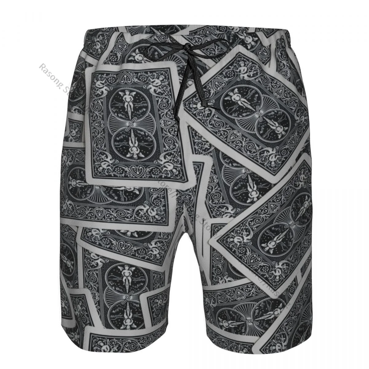 

Mens Quick-drying Beachwear Playing Card Swimsuit Men Bathing Suit Men's Swimwear