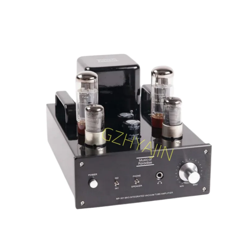 Musical Paradise MP-301 MK3 Mini Tube Amplifier with Headphone Output (Deluxe) 6L6+6J8P 6L6 EL34 KT88 Single-ended Class A Tube