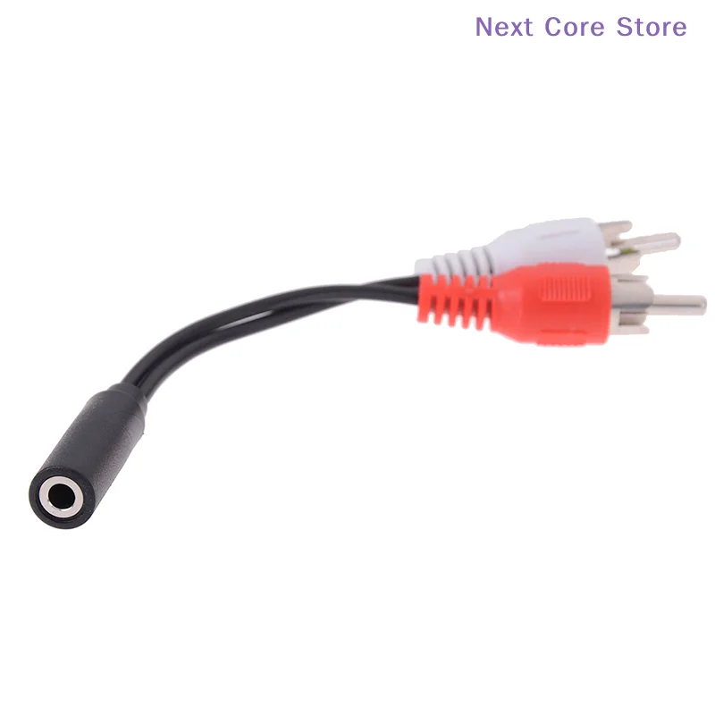 [NC]2in1 Audio Cable 3.5mm To Double Head Audio Adapter Cable Av Cable[NC]