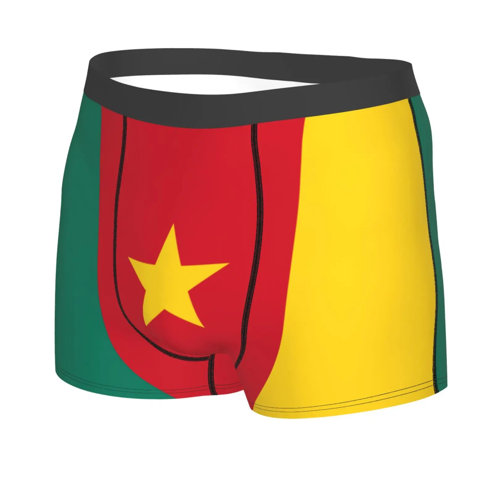 Flag of Senegal Pattern Men Underwear Boxers Men's Novelty Underpant Breathable Printed Male Underpants Man Boxer Briefs