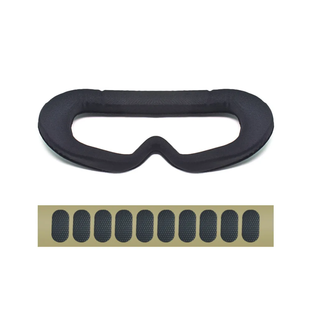 Replacement Pad for DJI Avata 2 Goggles 3 Protective Cushion Goggles 3 Sponge Mask Liner Thickened Blackout Black view 3