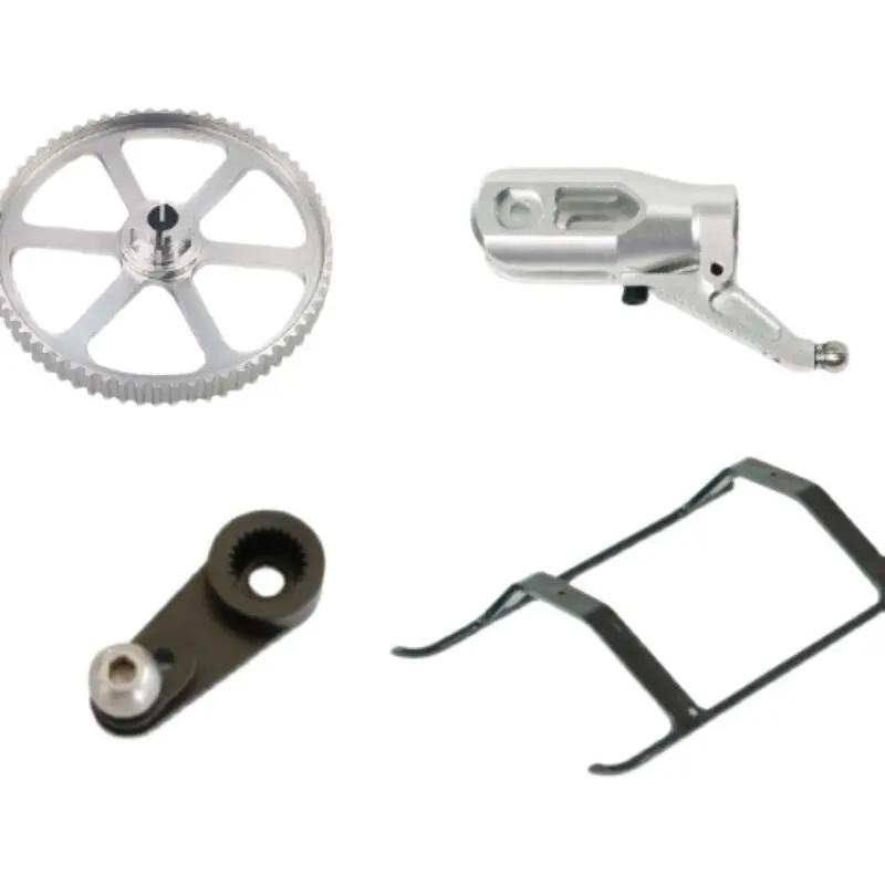 Flywing Fw450l-V2.5 Helicopter Original Accessories, Complete Set Of Pull Rod, Blade, Tilt Plate, Landing Gear, Motor, Etc view 6