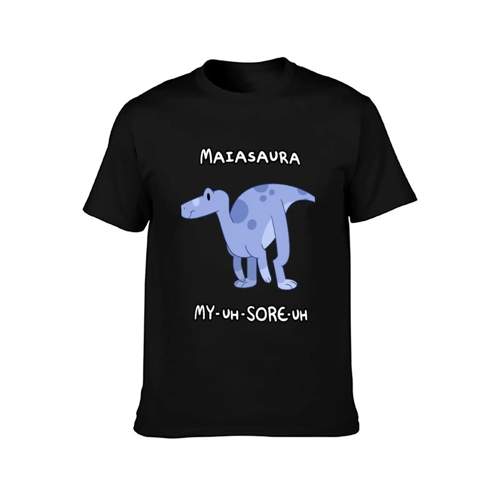 Pronounce Me! Maiasaura T-Shirt, Summer Casual Cotton Tee, Oversized Streetwear Tops, Vintage Graphic Print, Unisex Men Women