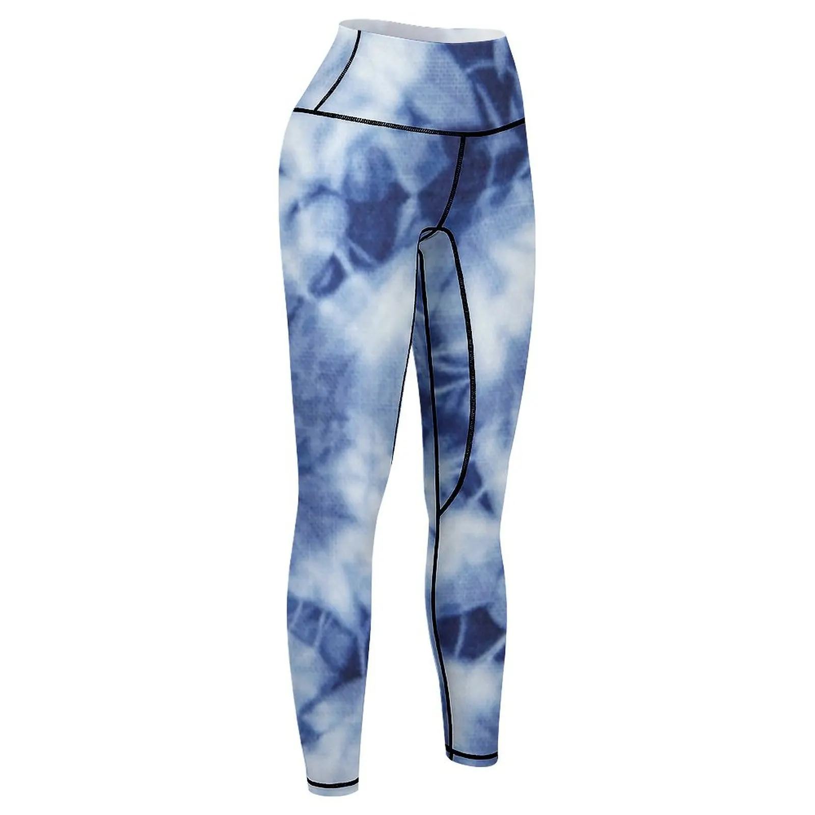 SEXY INDIGO TIE DYE Leggings Women's sportswear harem pants Women's trousers Womens Leggings