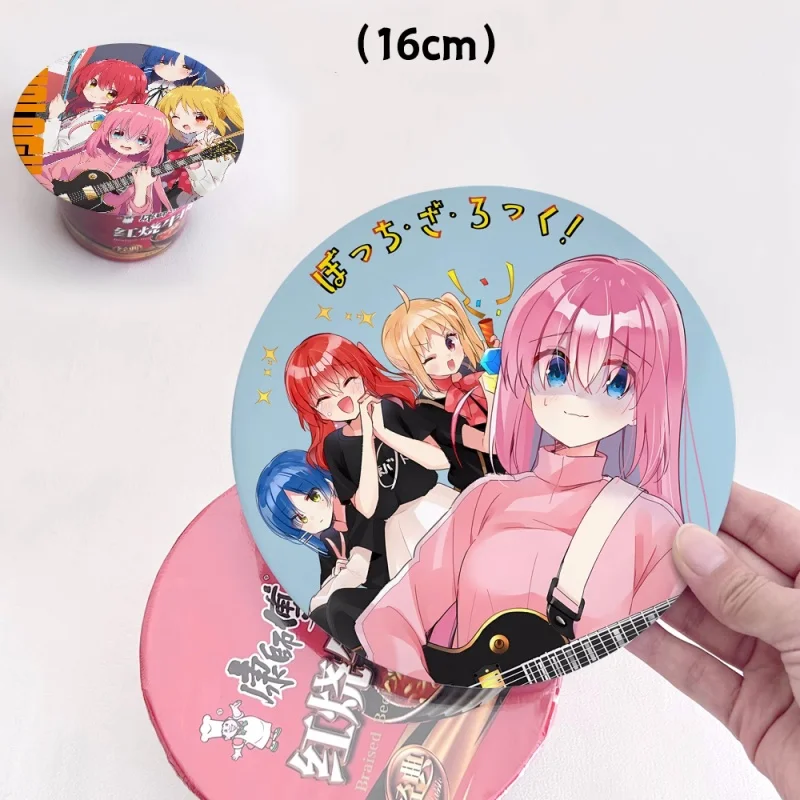 

BOCCHI THE ROCK! Yamada Ryo Big 16cm Badge Stand Figure Brooch Pins Noodles Instant Noodles Lid Cosplay Gift A7087