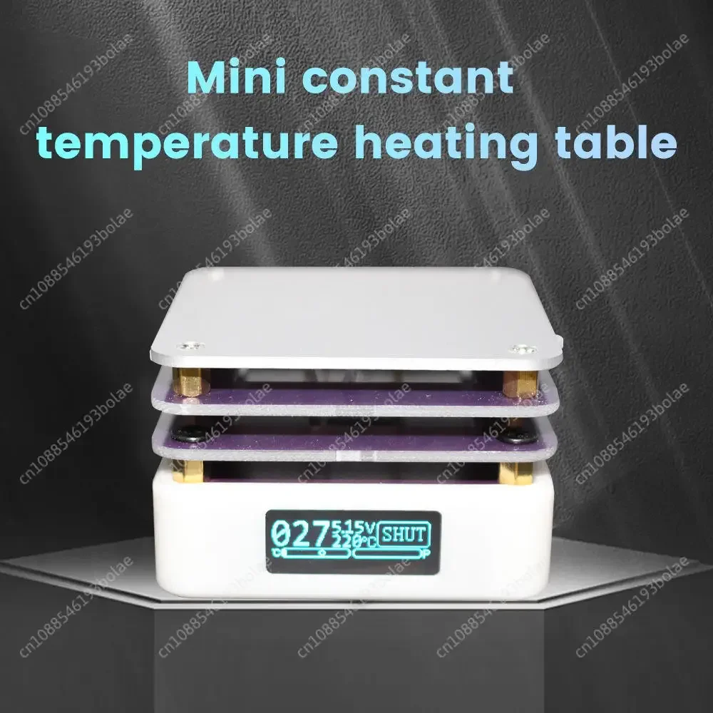 PD 65W mini thermostat heating plate preheater led light display, reflow soldering table, welding heating table