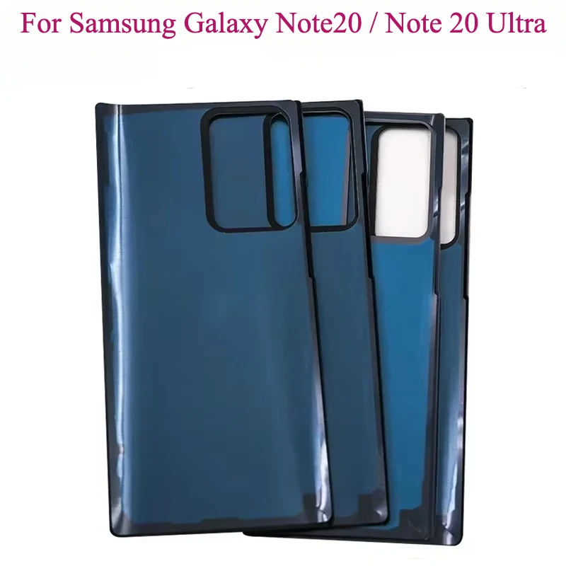 New For Samsung Galaxy Note20 / Note 20 Ultra N980 Battery Back Cover Glass Panel Rear Door Glass Housing Case Adhesive Replace image 6