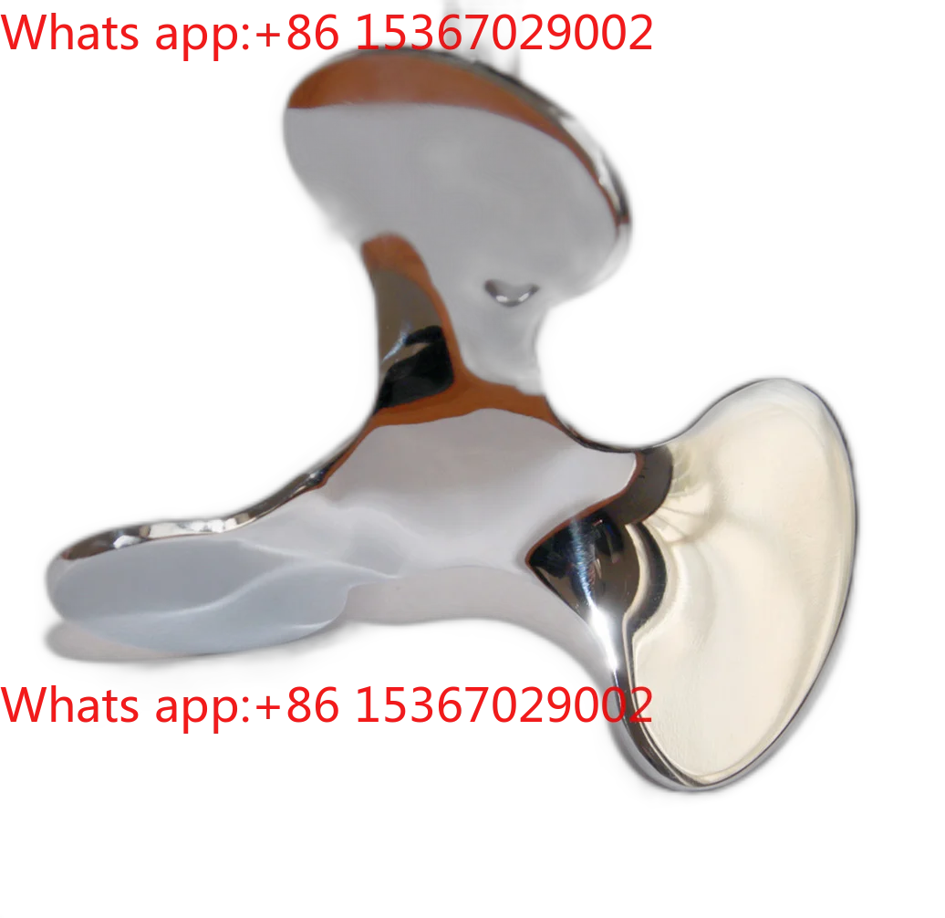 Triple Blade Stirrer Propeller Wing Elliptical Stainless Steel 316LIKA High Liquid Efficiency