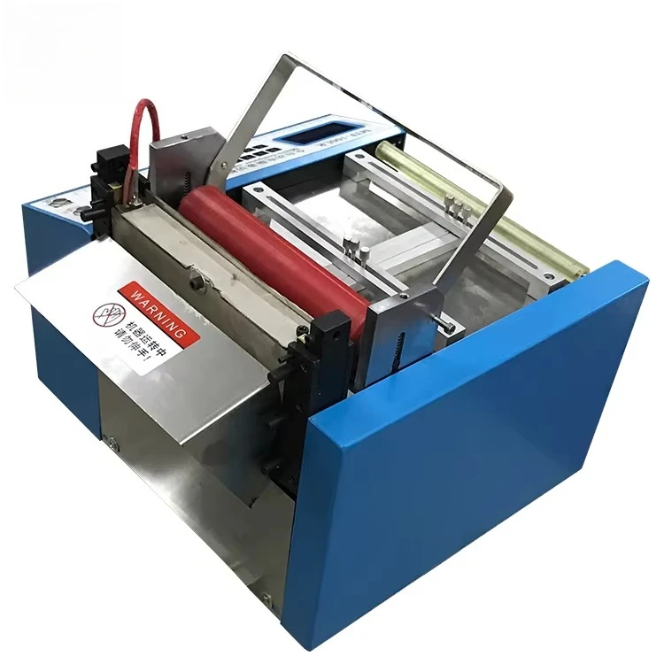 Hot and Cold Automatic Rope Cable Table Ribbon Cutter Machine Webbing Conveyor Belt Cutting Machine Nylon Tape Cutting Machine
