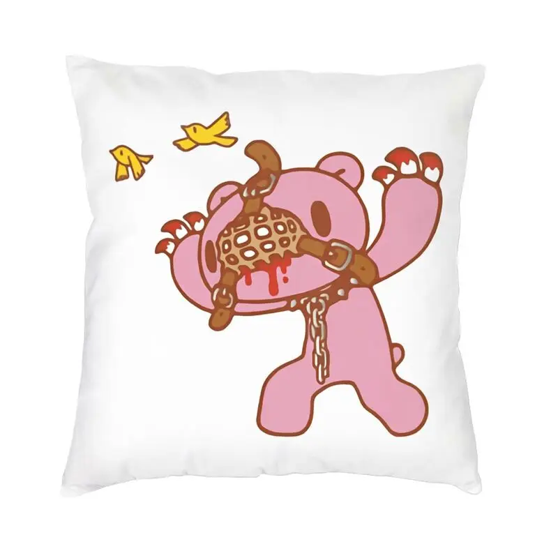 

Manga Animation Gloomy Bear Cushion Cover Double-sided Print Floor Pillow Case for Sofa Cool Pillowcase Home Decorative