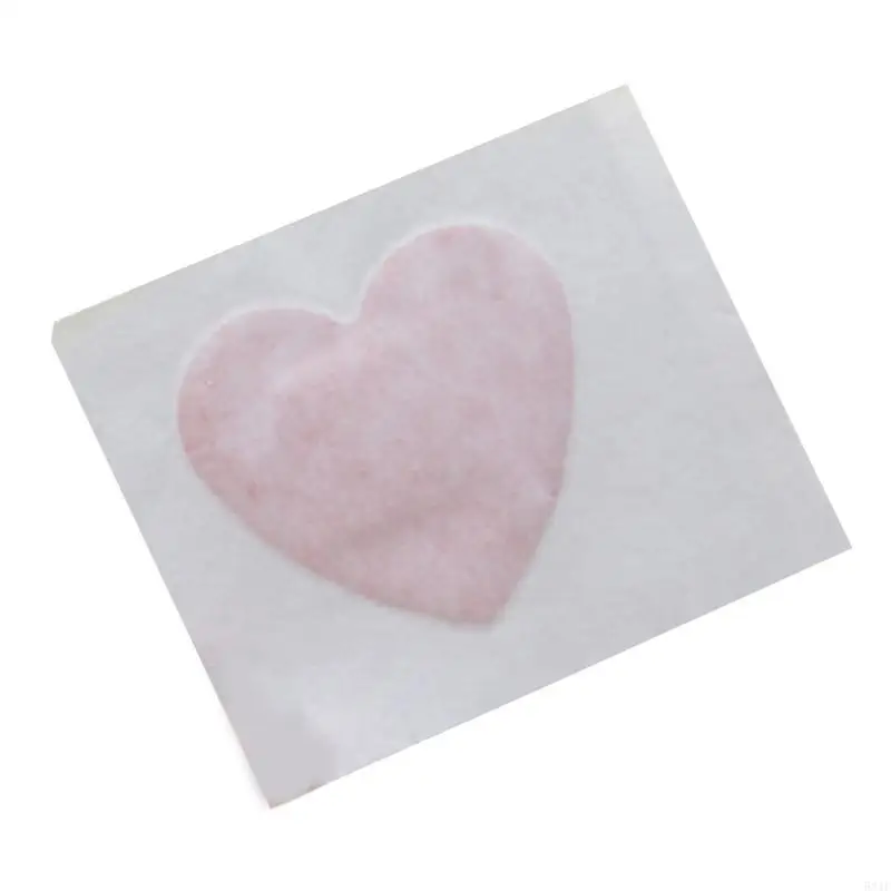 581F แผ่นแปะผิวหนังช่วยเหลือรูปหัวใจ 10 ชิ้นสำหรับคอ Hickey- Love Bites Covering