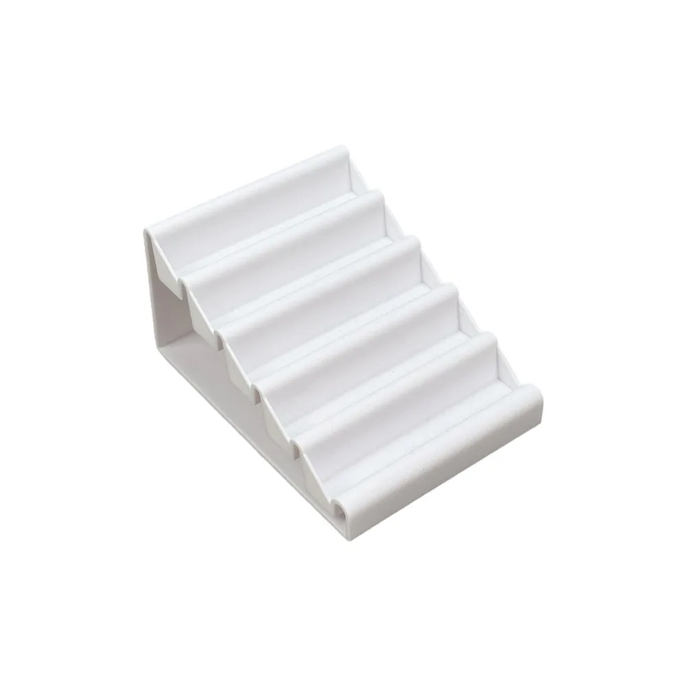 Colorful Nail Foils Storage Box Portable 10 Grid Foil Sticker Storage Case Display Stand Vertical Nail Transfer Paper Organizer