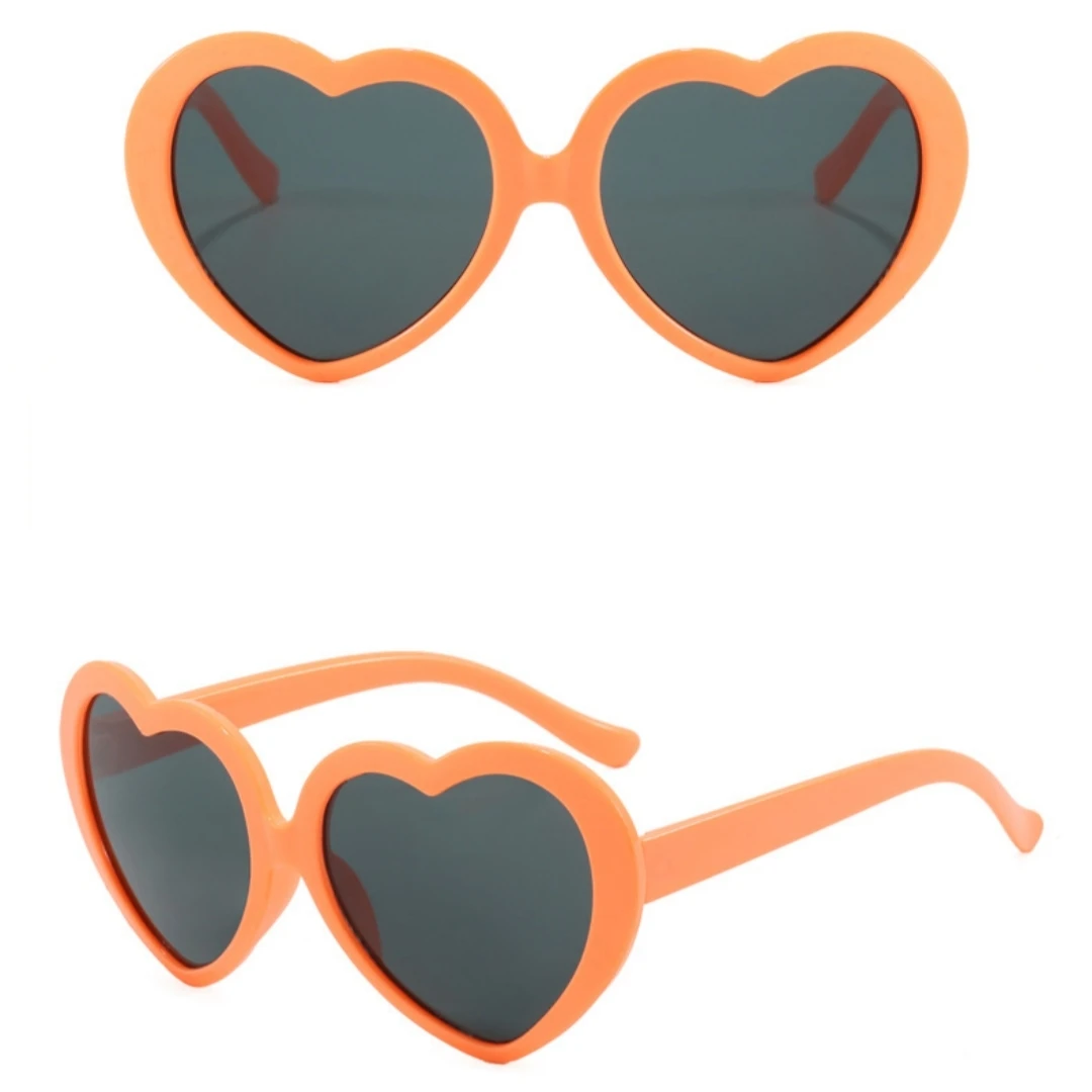

Fashion Children Heart-Shaped Sunglasses Boys Girls Heart-Shaped Sun Glasses Kids Baby Summer Shades Eyewear For 3-12 Years Old