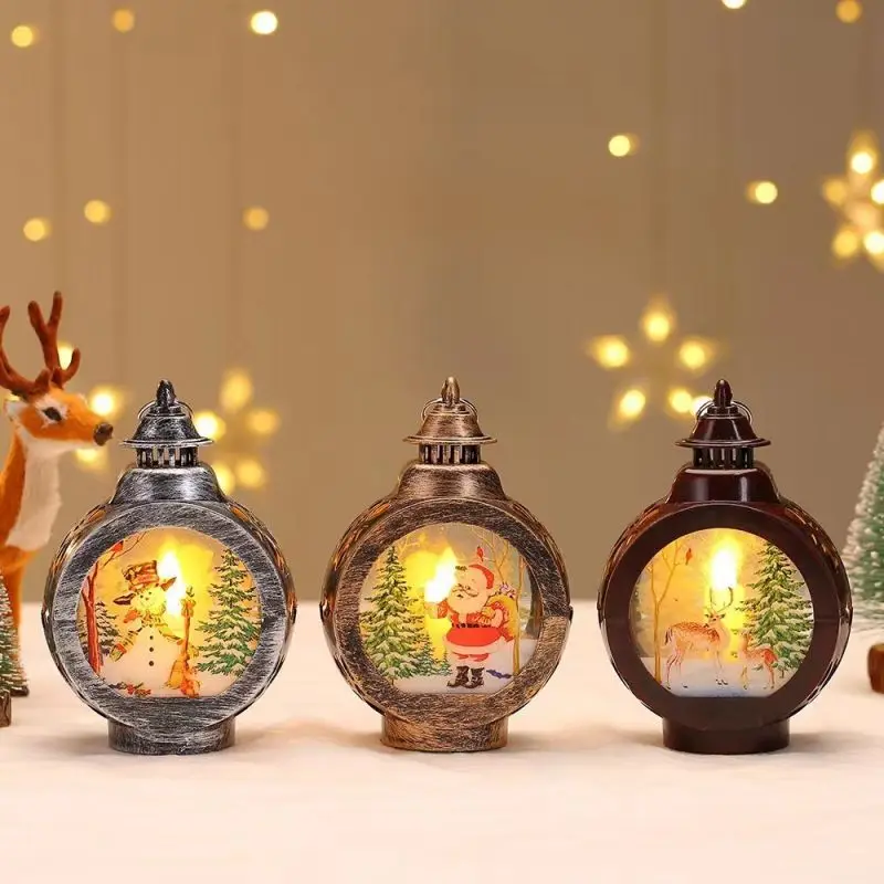 Free Shipping 5pcs/Lot Qualisub Sublimation Blank Led Lantern Lighs Night Lamp ​for Christmas Printing New DIY Gift