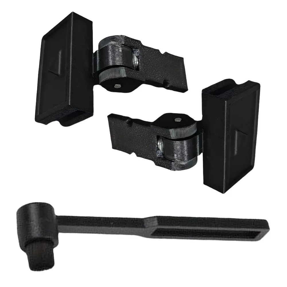 For 291R Dust Cover Hinge Set Compatible with For Keenwood Turntables Spring-Loaded Hinge Replacement for Stability