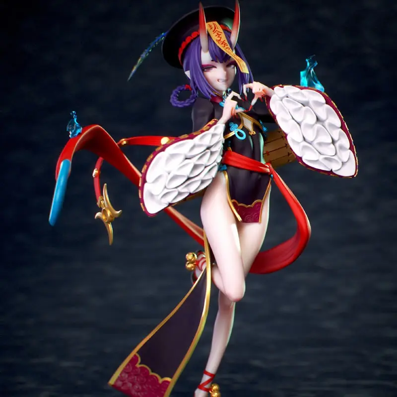 

(In Stock) (W_5436) 1/7 Shuten Douji Eirei Matsuri Fate Unpainted Unassembled GK Anime Figure White Resin Model Kit