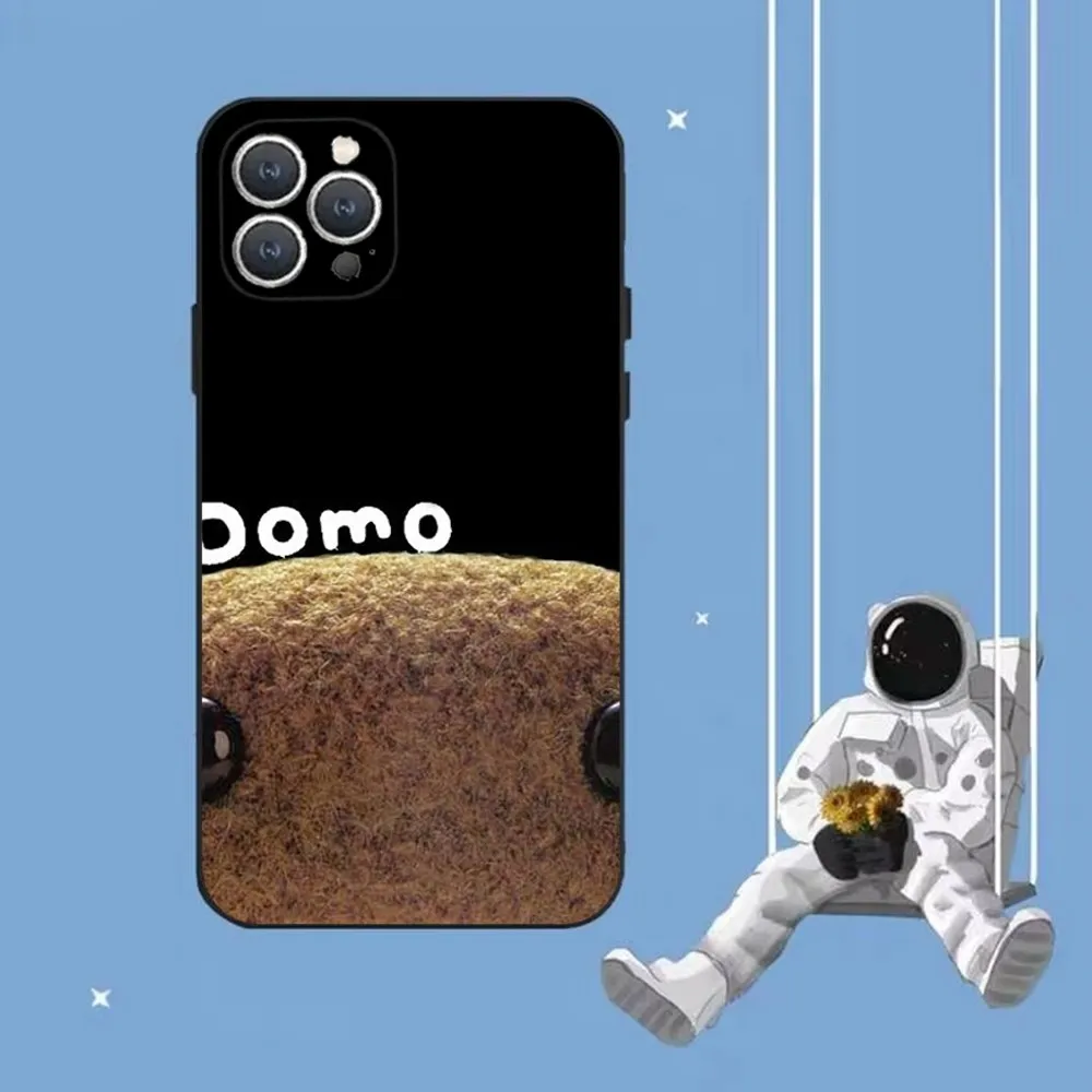 Cute Domo-kun  Phone Case For iPhone 16,15,14,13,12,Pro,Max,11,7,8,Plus,XR,XS Max Shockproof Silicone Soft Shell