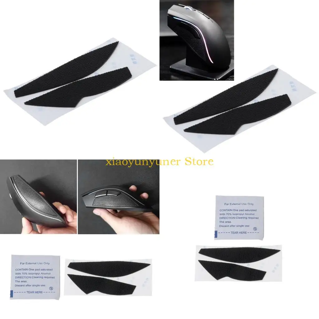 P9JB Mouse Skin Mouse Anti-slip Tape Mouse Skates Mice Side Stickers for  Mamba 5G Mouse Moisture Wicking
