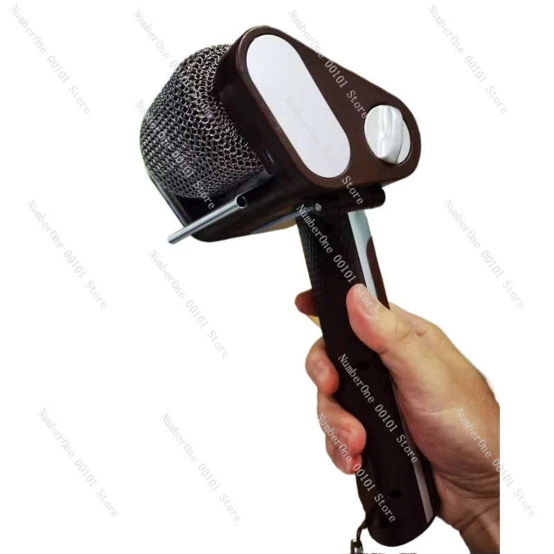 

2025 Stainless Steel 304 BBQ Cleaning Brush with LED Light, Food Grade Roller Brush for Grill, Easy Clean Tool