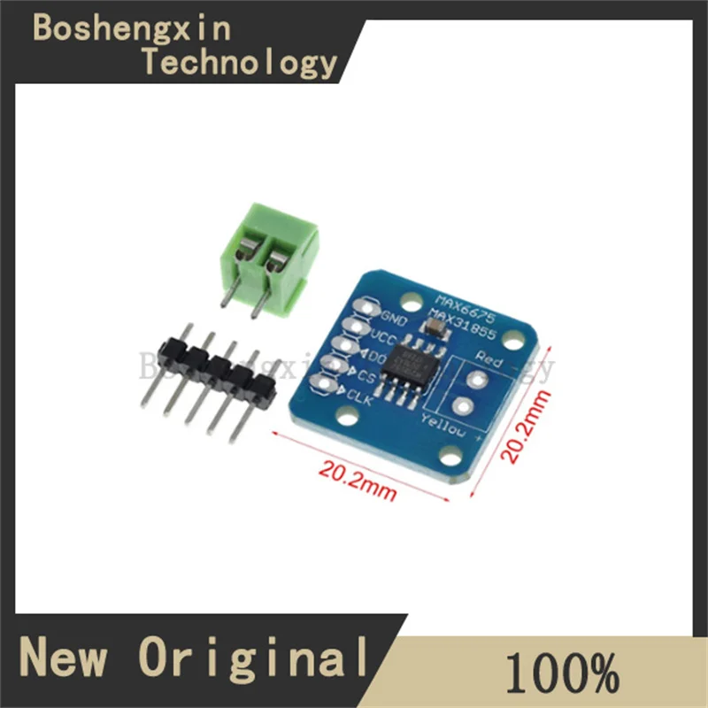 Module de thermocouple MAX6675/MAX31855, capteur de température, module de thermocouple de type K, interface SIP, 1 pièces