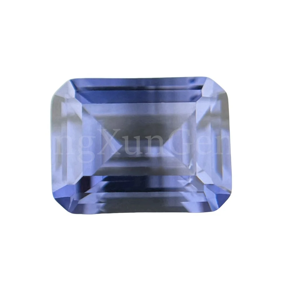 

Cubic Zirconia Beads Tanzanite Octangle Shape Emerald Cut Loose CZ Stones Synthetic Gems For Jewelry 3x5~13x18mm AAAAA