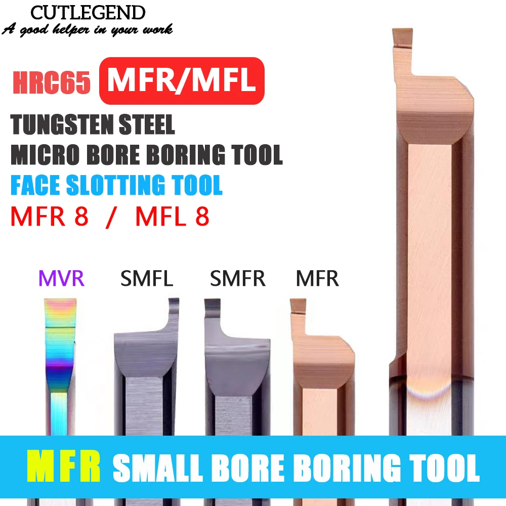 micro bore boring tool para aco face slotting tool usinagem de carboneto mfr mfl hrc65 01