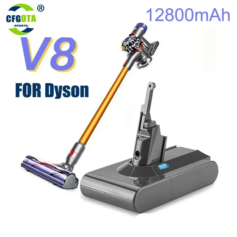 Batería recargable para aspiradora dyson V8, pila de iones de litio de 12800mAh, 21,6 V, L30