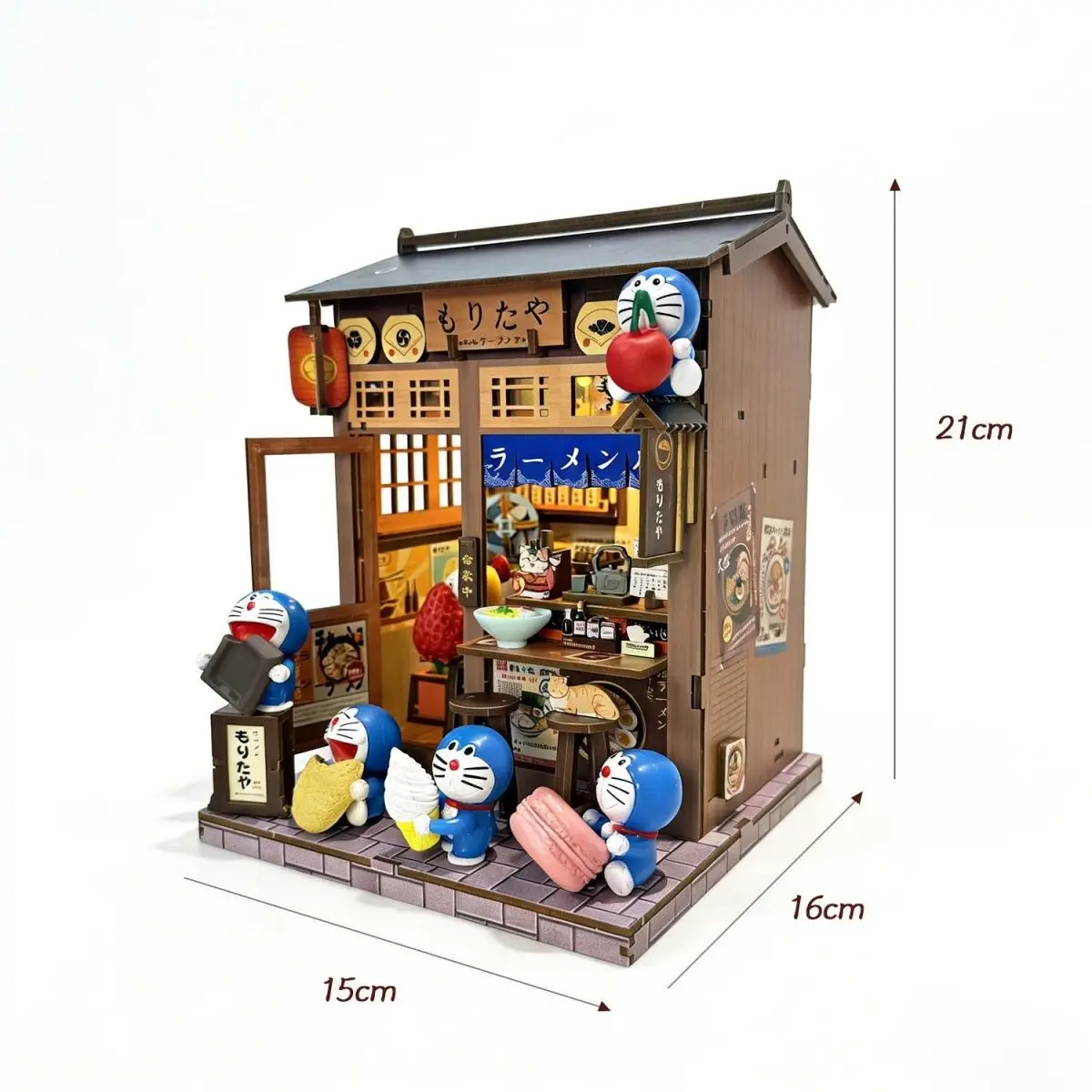 

Figurine Blue Cat Ornament Birthday Gift Anime Co-branded Series Merchandise Creative Desktop Ornament & Desktop Decoration