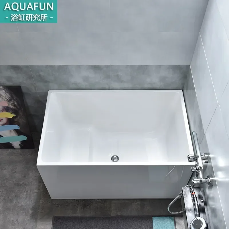 y14- - acrylic freestanding deep soak batub, japanese-style adult mini square thermostatic batub for home use