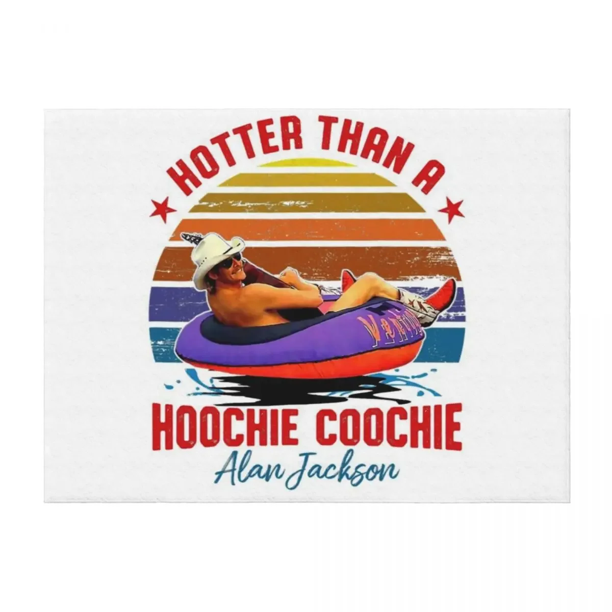 

Hotter-Than-A-Hoochie-Coochie Throw Blanket blankets ands Cute Plaid Cute Bed Fashionable Blankets
