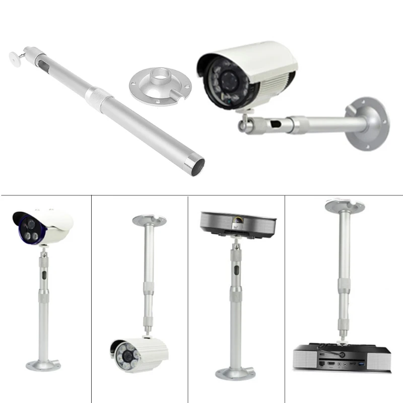 CPDD Aluminum Alloy Projector Mounts Low Profile Multiple Adjustment Ceiling Bracket Wall Ceiling Mount Hanger 360° Rotatable