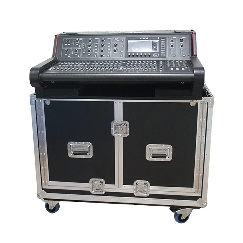 Flight Case Idraulico Ribaltabile Ignifugo per Mixer Midas M32