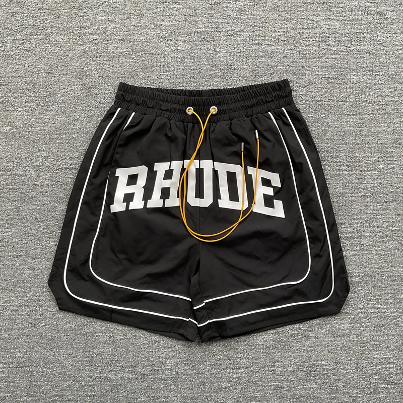 High Quality Streetwear Multi-color Rhude Beach Shorts Men Women Loose Breathable Casual Shorts