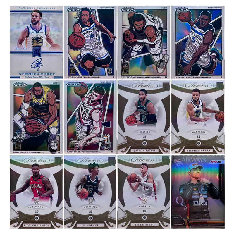 

Panini Diy 19-20 Nba 24-25 Prizm Norris Jayson Tatum Anthony Davis Коллекционные карты Рождественские подарки на день рождения Детские игрушки
